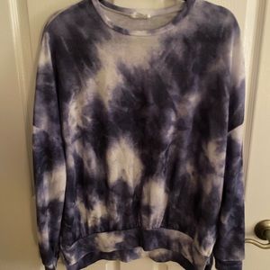 Talulah brand blue tie dye long sleeve